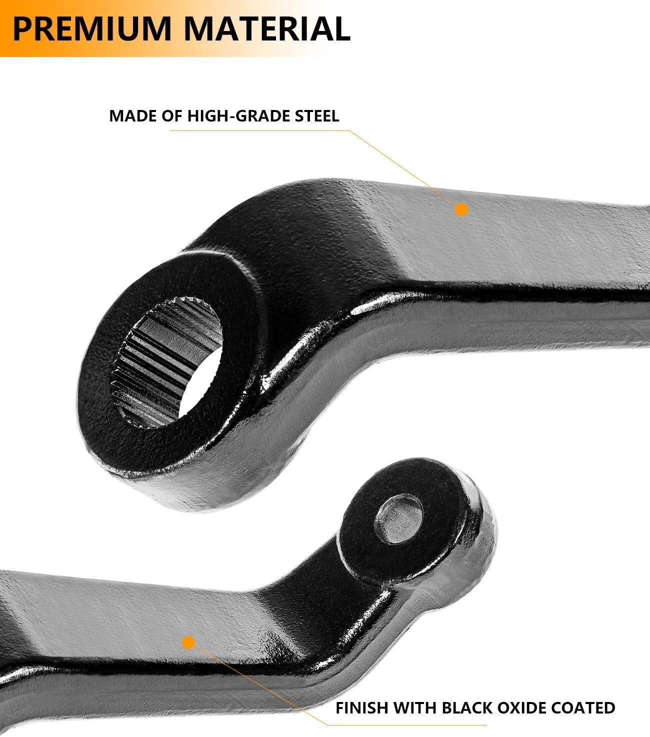 Drop Pitman Arm 2.5"-6" Lift Power Steering 6605 for Jeep Wrangler YJ TJ XJ MJ