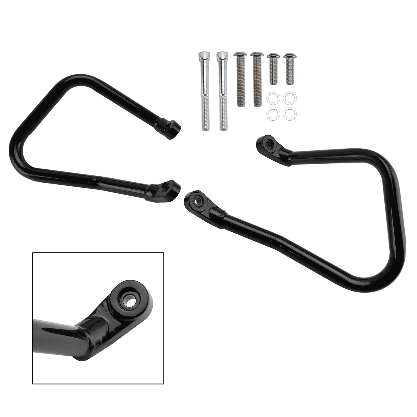Engine Guard Crash Bar Frame Protector Bumper For Softail Flhc Flhcs 2018-2024