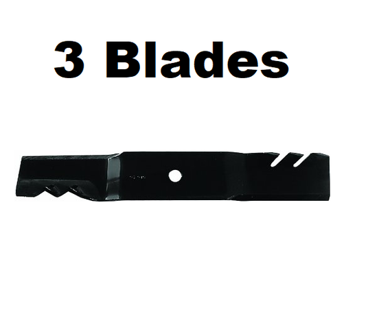 Solid Spare (3) Oregon Gator Blades Replaces 60" Kubota ZD21 DZ28 ZD323 ZD326 ZD331 ZG327