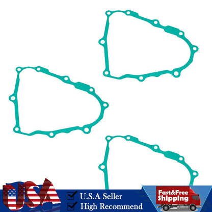 3X LEFT SIDE STATOR ENGINE COVER GASKET FOR YAMAHA ATV YFZ450 YFZ 450 2004-2013