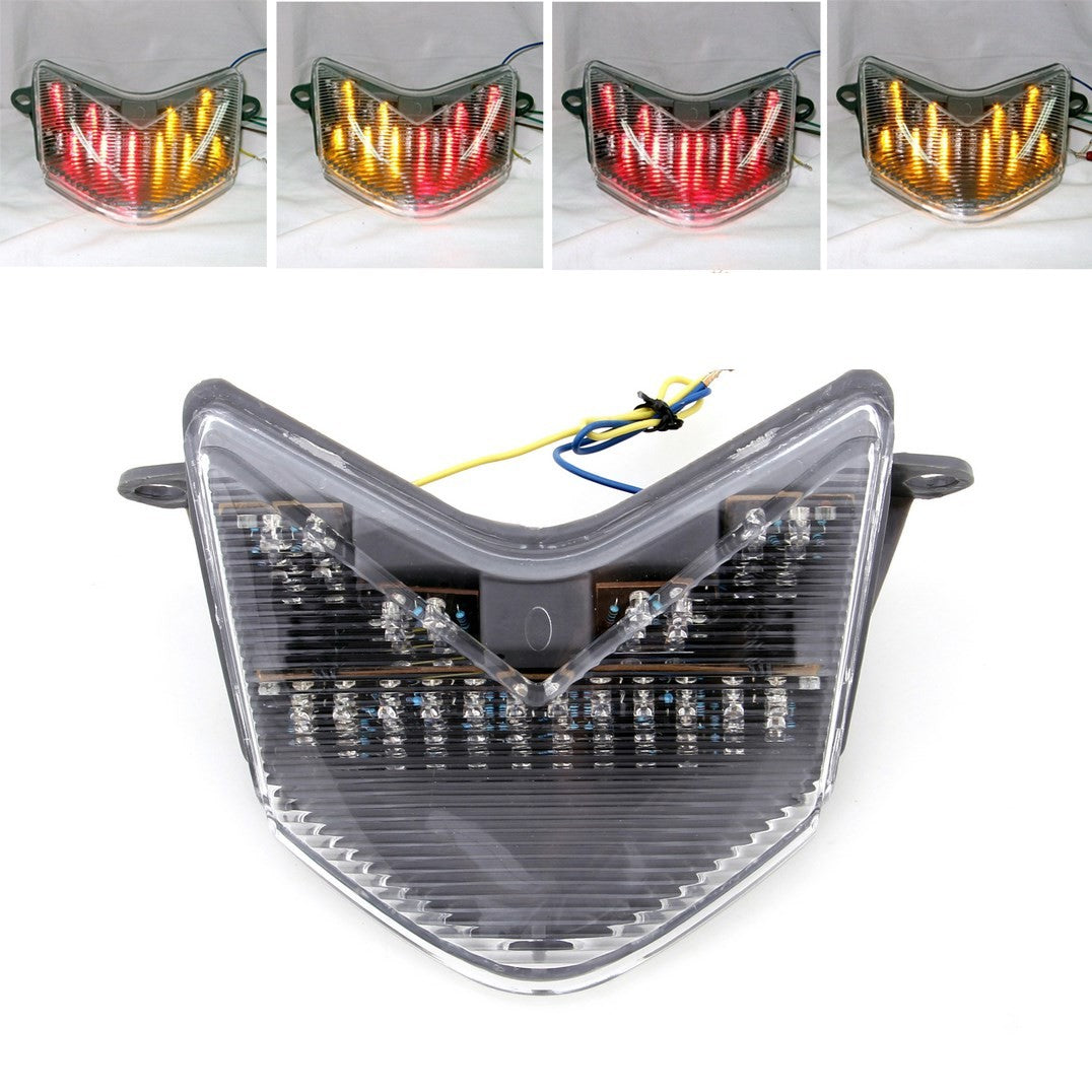 LED Tail light+integrated Turn Signals For Kawasaki Ninja ZX-6R/6RR/636 ZX10R US