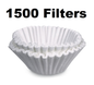 Solid Spare Bunn 20138.1000 13" x 5" 1.5 Gallon Coffee Filter for Bunn 20138.1000 1500 Case