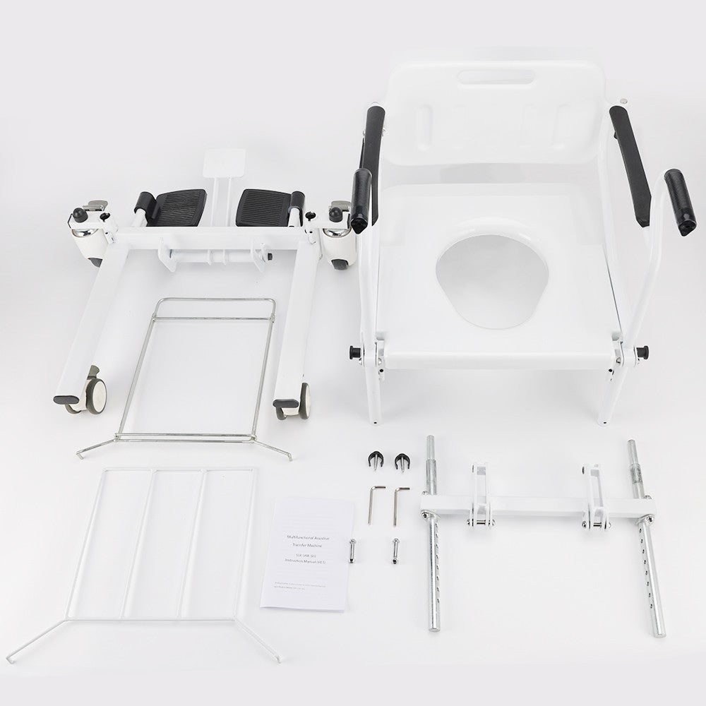 Patient Chair Transferred Lift Wheelchair Removable Split Type Wheelchair_250 lb