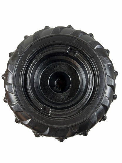 Solid Spare (2) Power Wheels 3900-6454 Black Wheel For Jurassic World Dino Racer ATV