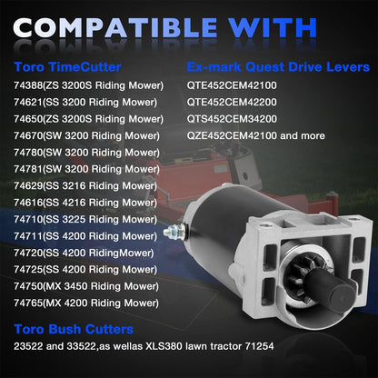 Electric Starter Motor For Toro Timecutter Riding Mower Brush Cutter 133-9832