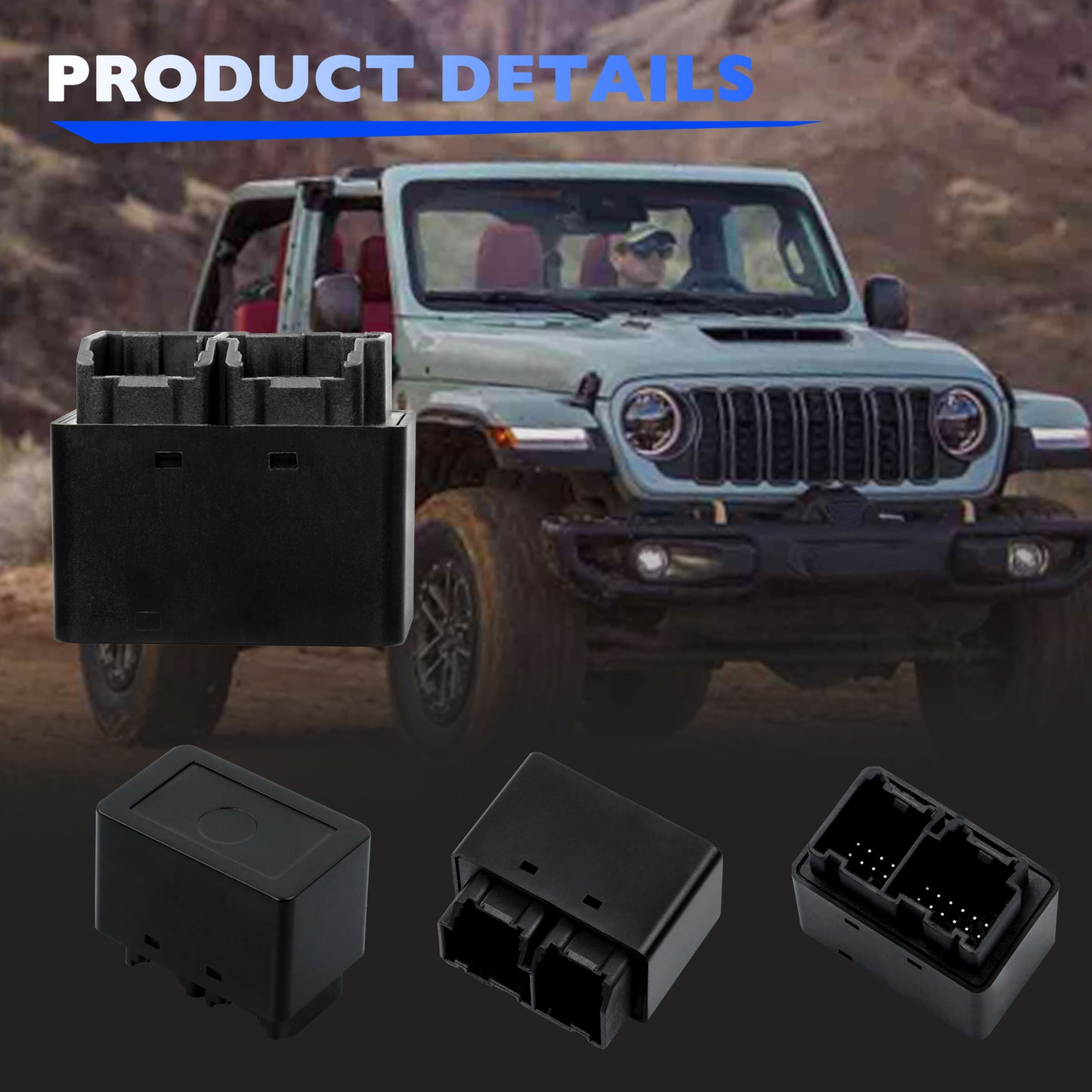 Mini Programmer Kit For 18-23 Automotive Tazer Jeep Wrangler JL 4XE Gladiator JT