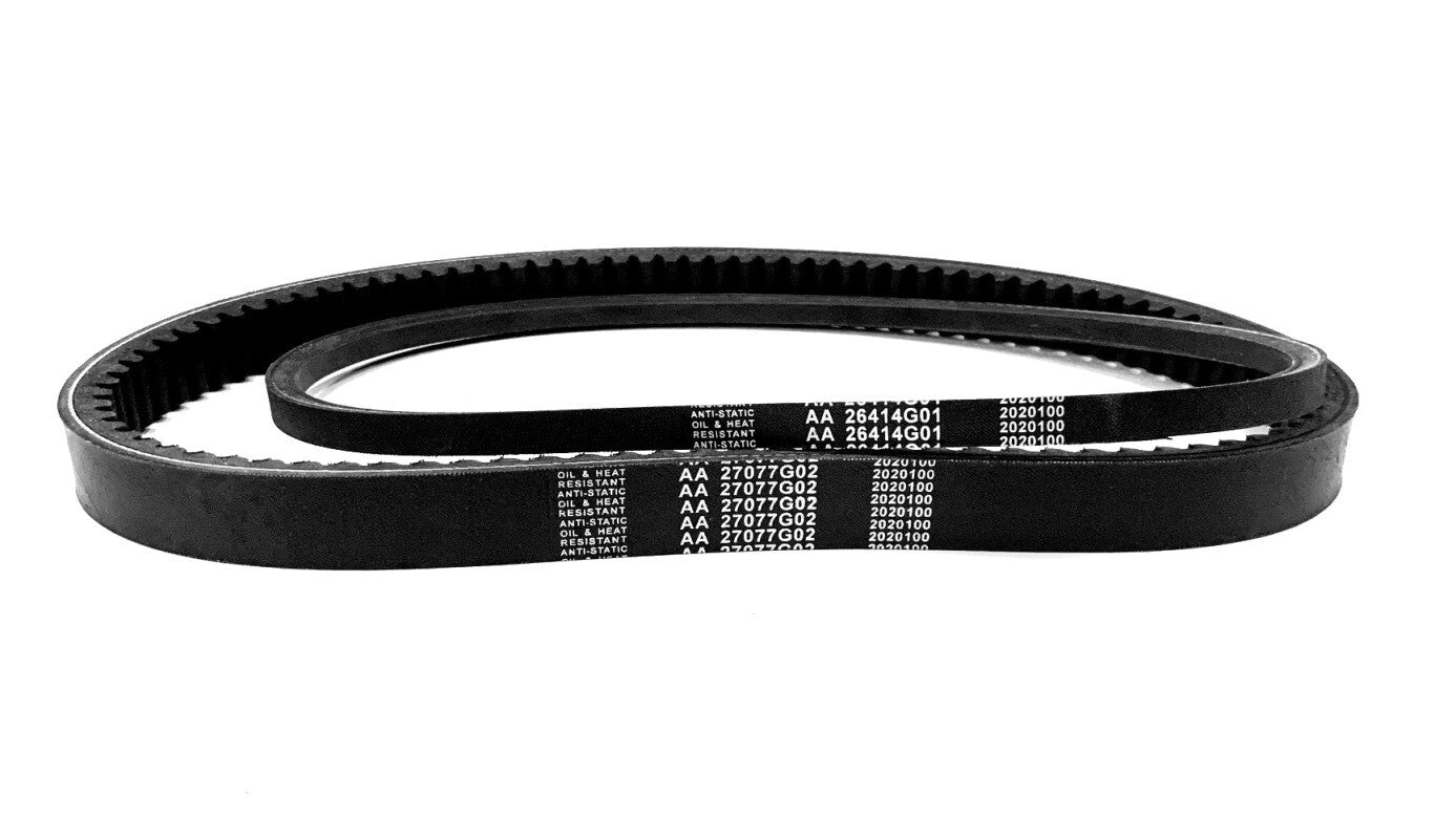 Drive & Starter Generator Belt Set For EZGO 2 + 4 Cycle - 27077G02, 26414G01