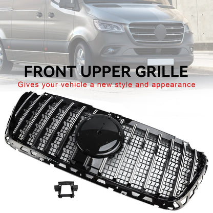 ??Front Bumper Grille Grill fit Mercedes Sprinter W907 W910 2018-2023 GTR Style
