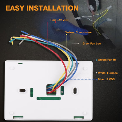83303862 White RV Digital Thermostat For Coleman Mach Air Conditioners 8330-336