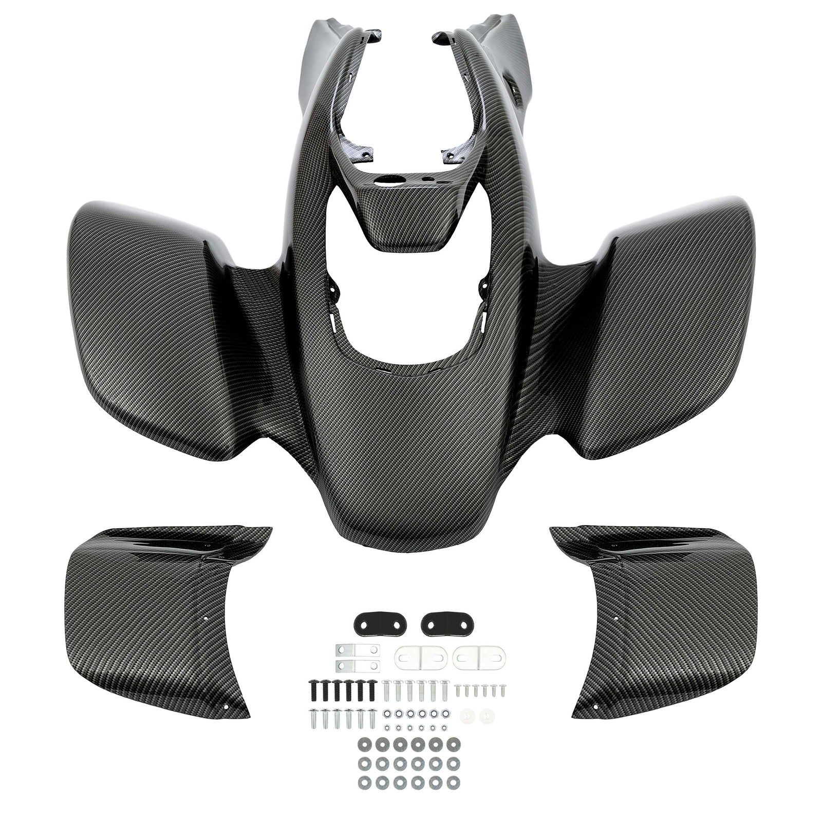 Solid Spare For Honda TRX 400EX 1999-2004 Front Fender ABS Carbon Fiber Printing #11739-30