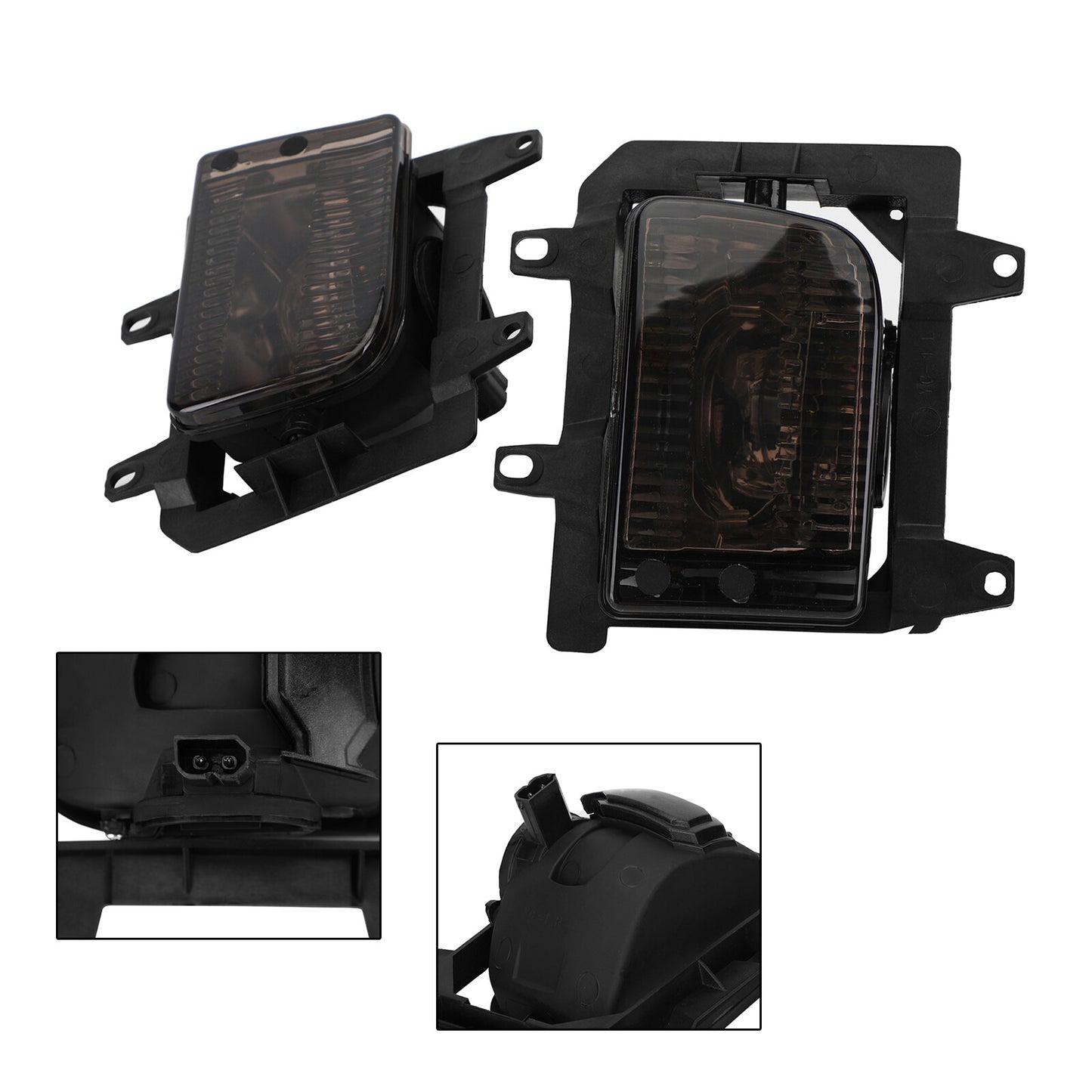 Pair Front Bumper Fog Light Without Blubs For BMW E30 3-Series 1985-1993