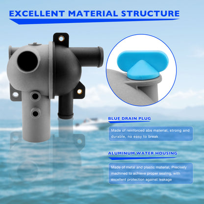 Water Distribution Housing Mercury/ Mercruiser 4.3/5.0/5.7/6.2L Inboard 863631T1