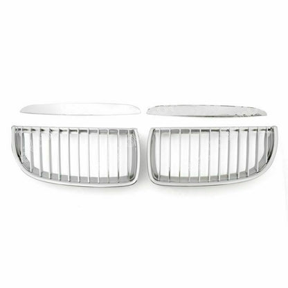 Front Replacement Chrome Kidney Grille For BMW 3 Series E90 E91 M3 2004-2007