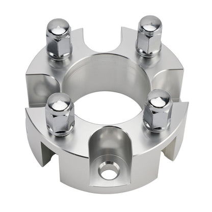 2" Wheel Spacers Kit Cable Golf Carts Lug Nuts Silver For Yamaha Club Car Ezgo