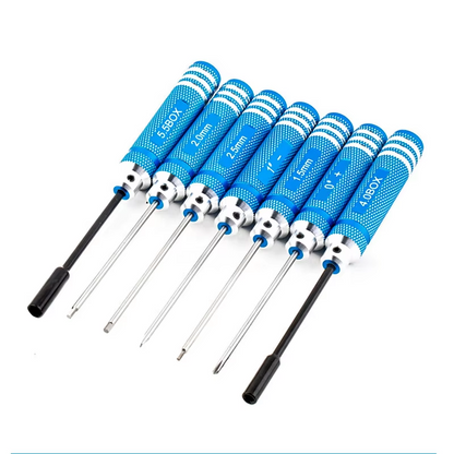 10Pcs RC Tools Kits Screwdriver Pliers Hex Repair Box Set for RC Car Traxxas