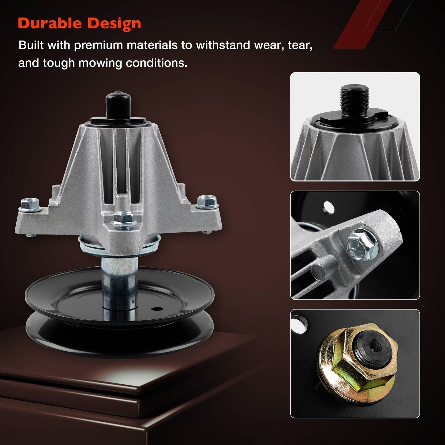 Mower Deck Spindle For Cub Cadet XT1-GT54 ZT1 Craftsman MTD 54" Deck 618P09236