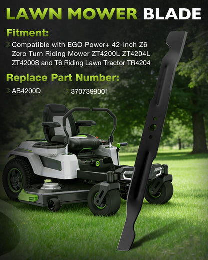 2Pcs AB4200D 21" Deck Blade For EGO Power+ 42" Z6 Zero Turn Riding Mower ZT4204L