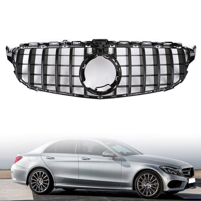 GTR Style Grill Grille W/Camera Fit Mercedes-Benz W205 C205 A205  2019