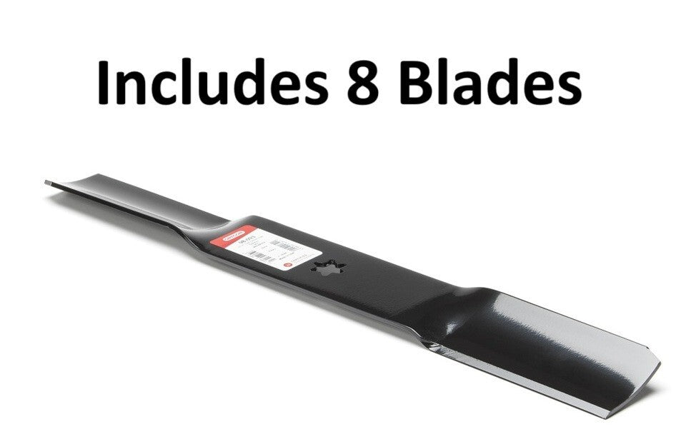 Solid Spare (8) Oregon 198-093 Lawn Mower Blade, 21-3/16", 100 Series Blade for MTD