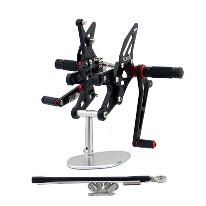 Rearset Rear set Fit for Kawasaki ZX10R ZX 10R 2006-2007 Black