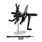 Rearset Rear set Fit for Kawasaki ZX10R ZX 10R 2006-2007 Black