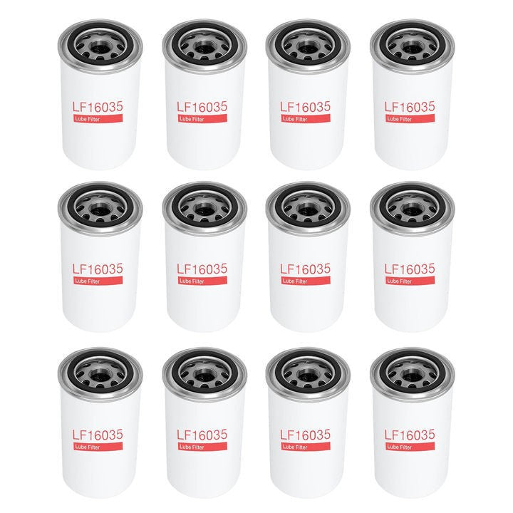 12X LF16035 Fuel Oil Lube Filters For 1989-2018 Dodge Ram 2500 Cummins 5.9L 6.7L