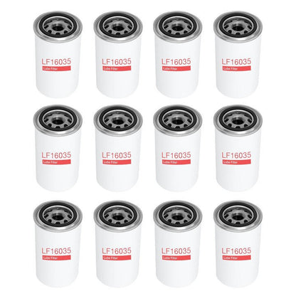 12X LF16035 Fuel Oil Lube Filters For 1989-2018 Dodge Ram 2500 Cummins 5.9L 6.7L