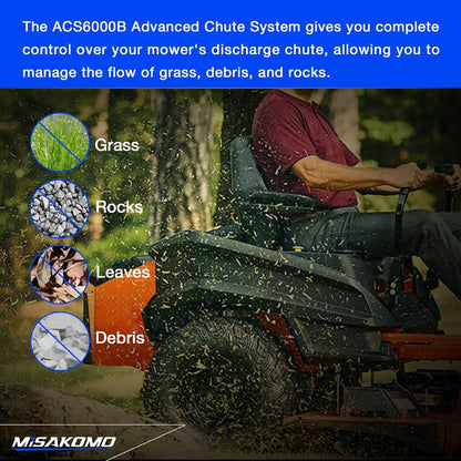 ACS6000B Mower Chute Blocker System For 54" 60" 61" 72" Bad Boy 088-6000-00