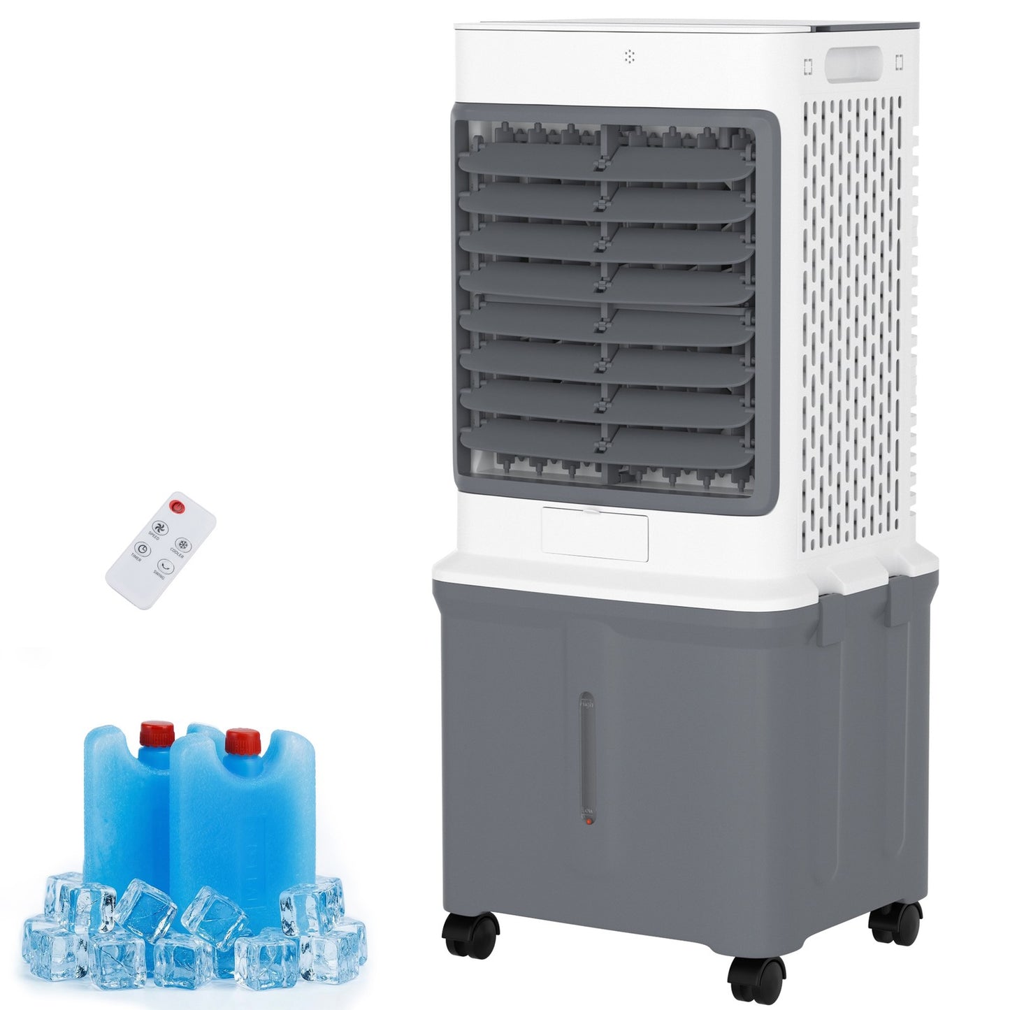 Portable 8.5 Gal 3-in-1 Evaporative Cooler, Fan, Humidifier w/ Remote Control