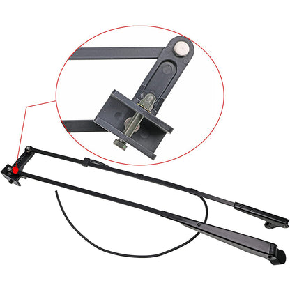 Solid Spare Windshield Wiper Arm & Blade Kit 7251263 7251264 For Bobcat S740 S750 S770 S850