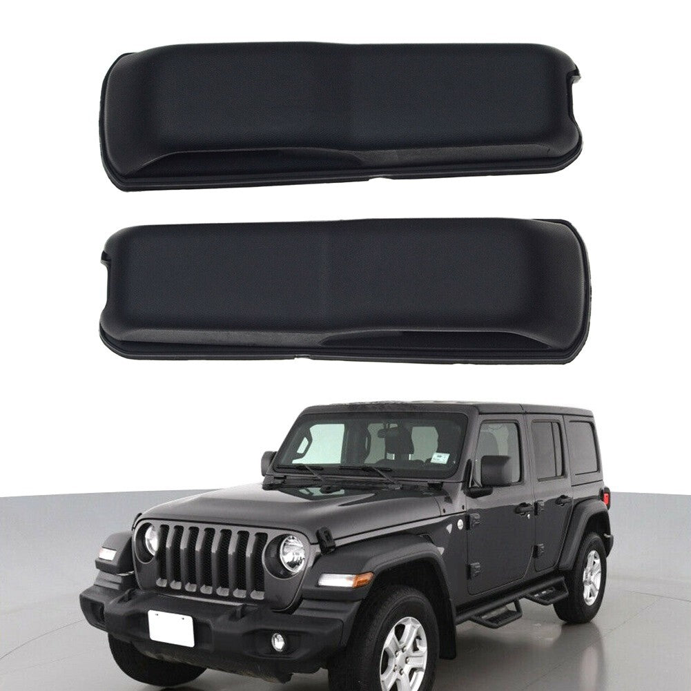 2 Pcs Hood Stop Bumper Windshield Rest For Jeep Wrangler JL Gladiator 2018-2021