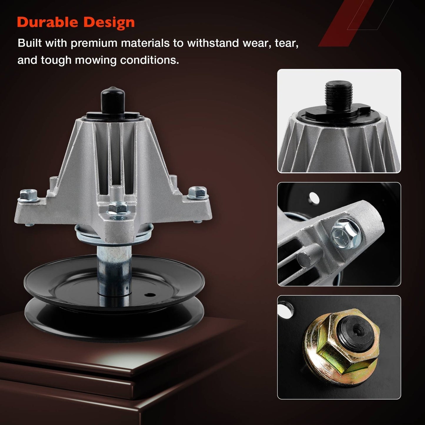 2X 618P09236 Mower Deck Spindles For Cub Cadet XT1 ZT1 ZT2 Craftsman 54 In Deck
