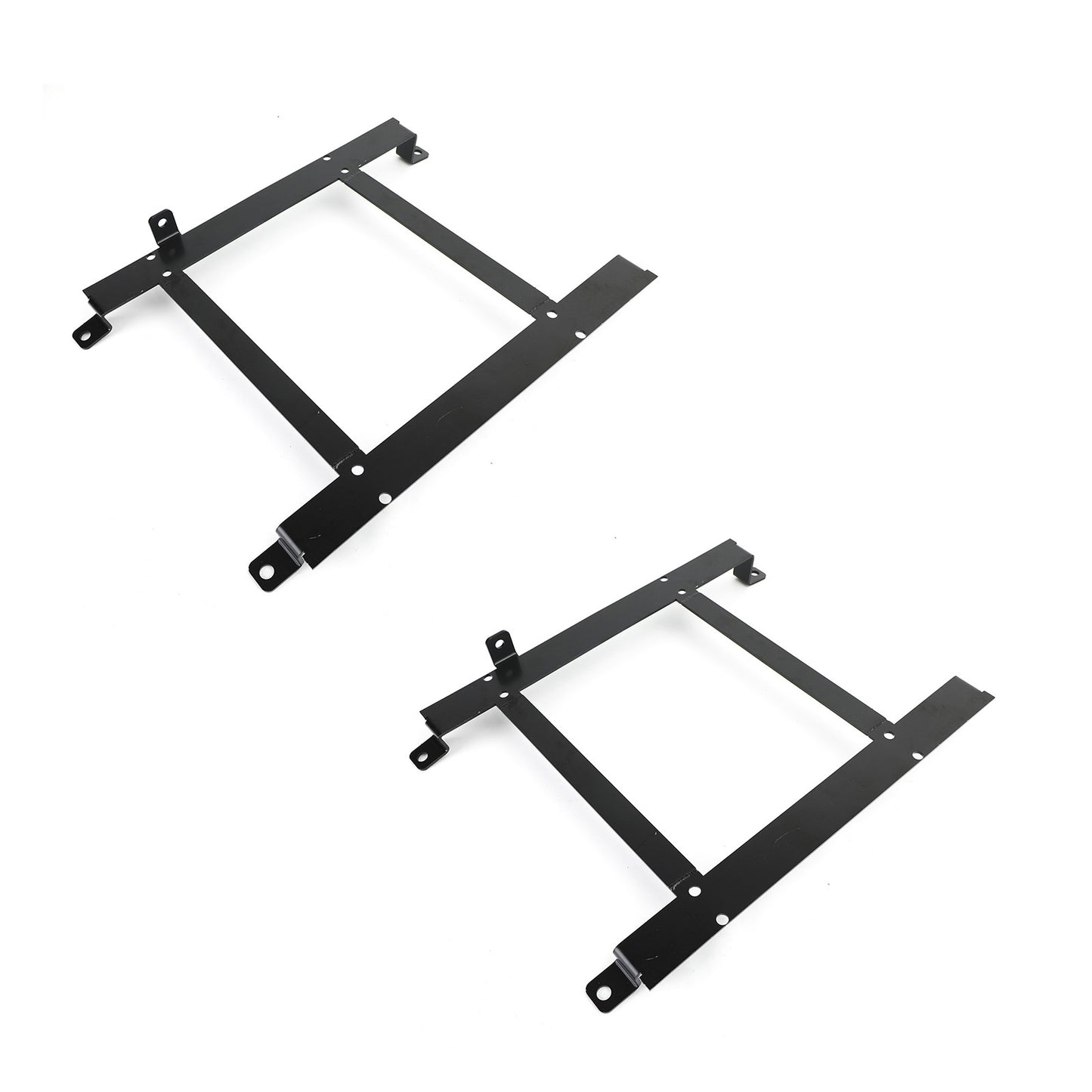 2X Low Mount Racing Bucketeat Base Tensileteel Bracket For 1997-2004 Corvette C5