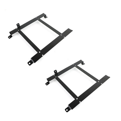 2X Low Mount Racing Bucketeat Base Tensileteel Bracket For 1997-2004 Corvette C5