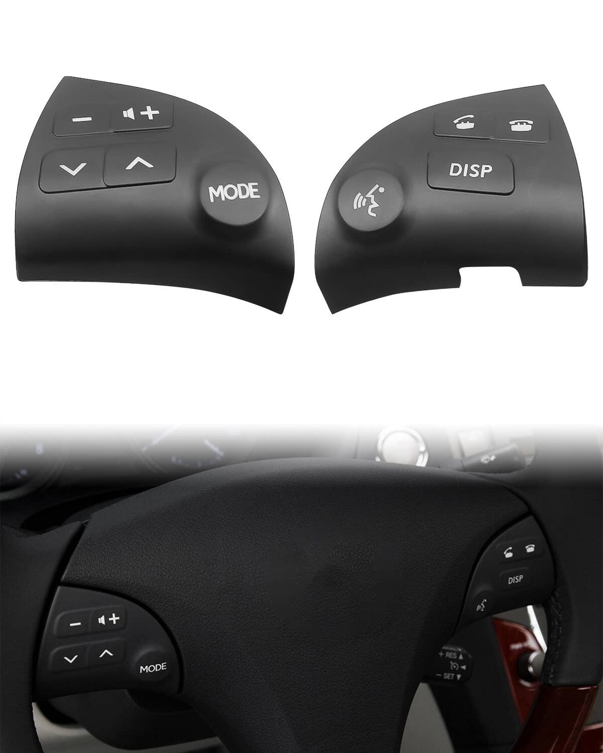 FOR Lexus ES350 2006-2012 A pair Steering Wheel Volume Control Switch Button US