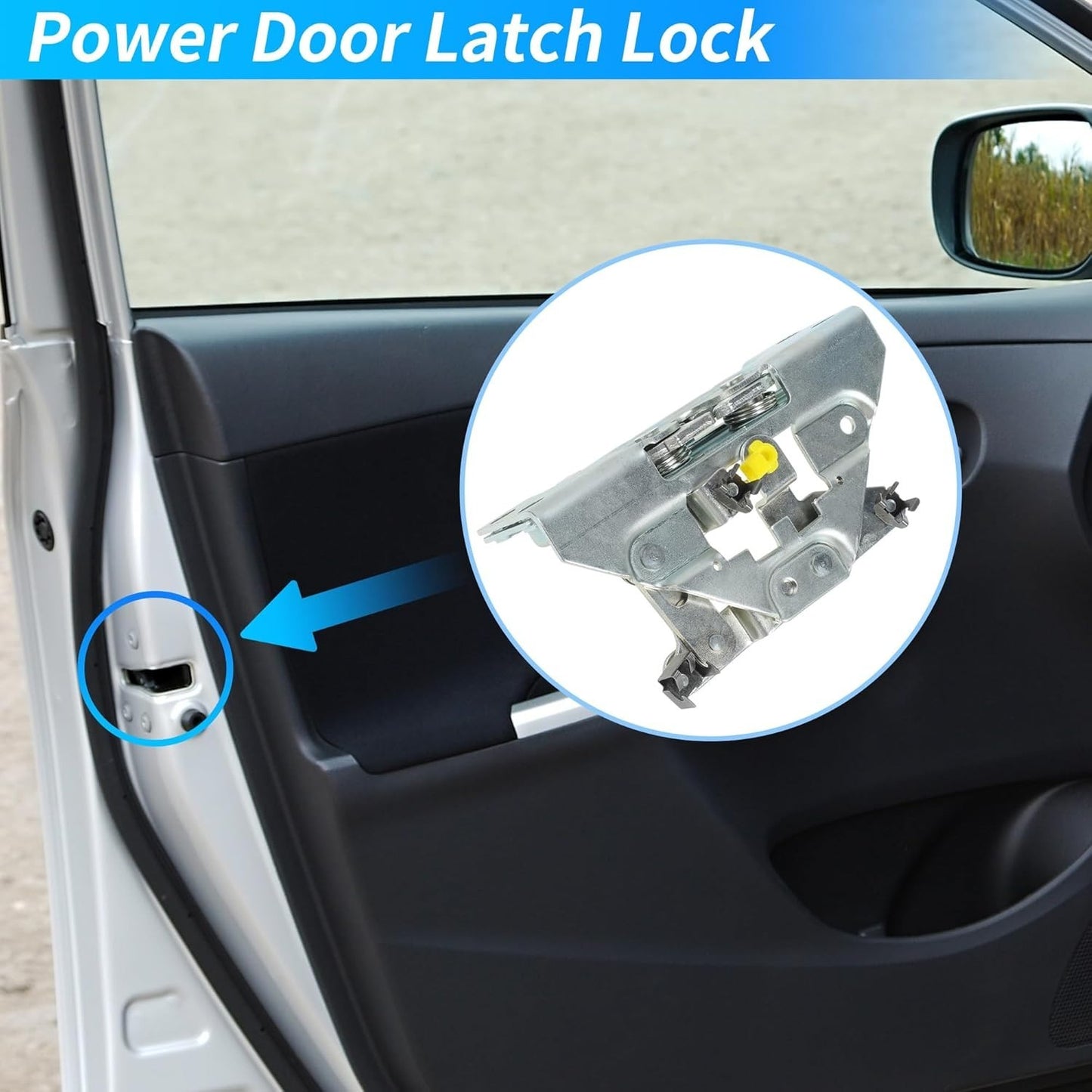 Front Left Driver Side Door Latch Lock For 1991-95 Jeep Wrangler YJ Full Door US