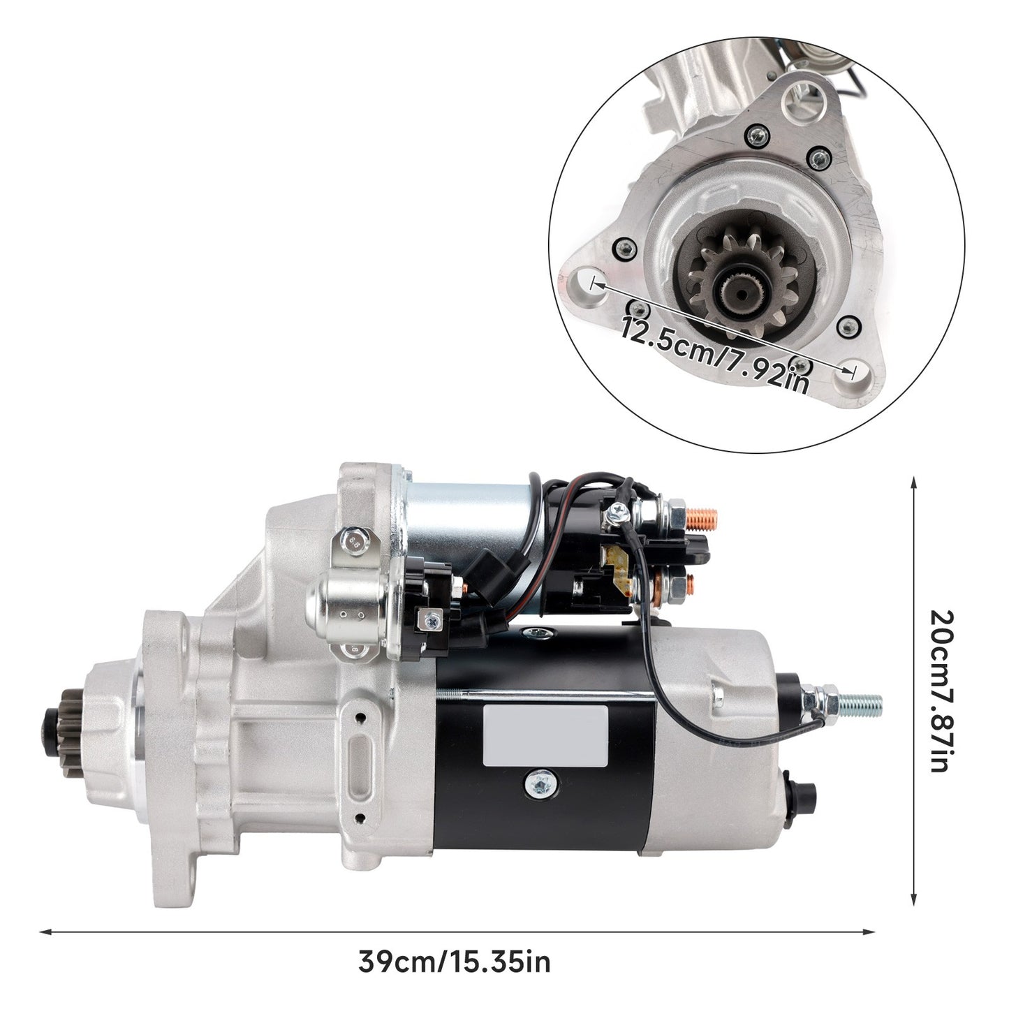 8200433 Starter Motor Replacement For Cummins ISC/ISL And MaxxForce Engines