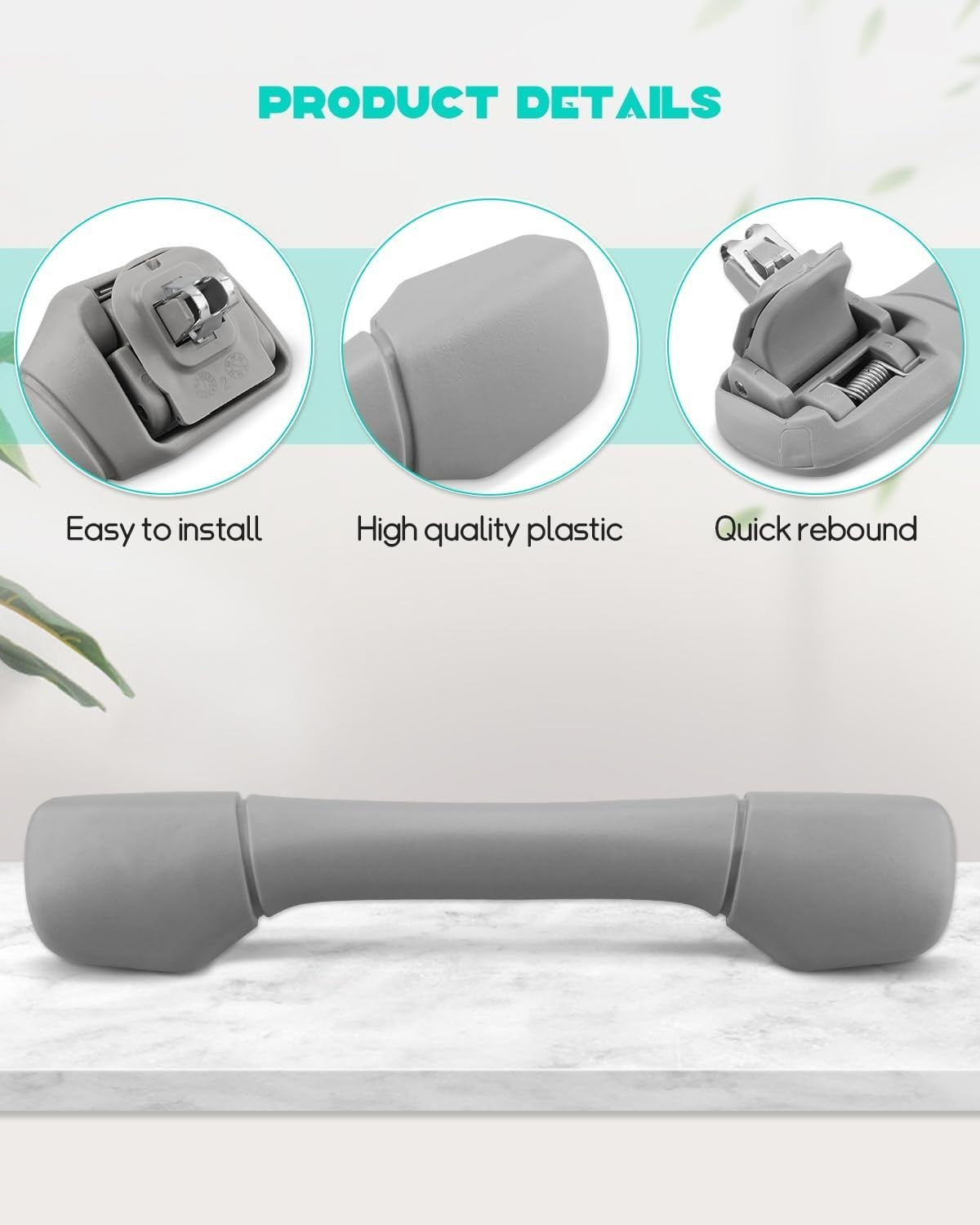 Interior Grey Car Front Rear Roof Grab Grip Handle For Lexus IS300 IS350 IS250