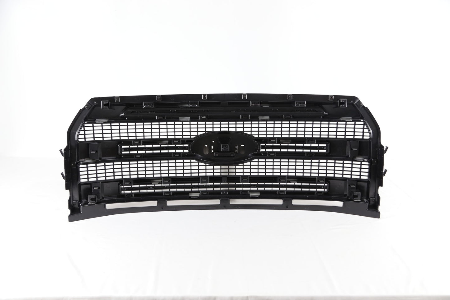 Matte Black Front Bumper Grille W/O Camera Hole For 2015-2017 Ford F-150 F150