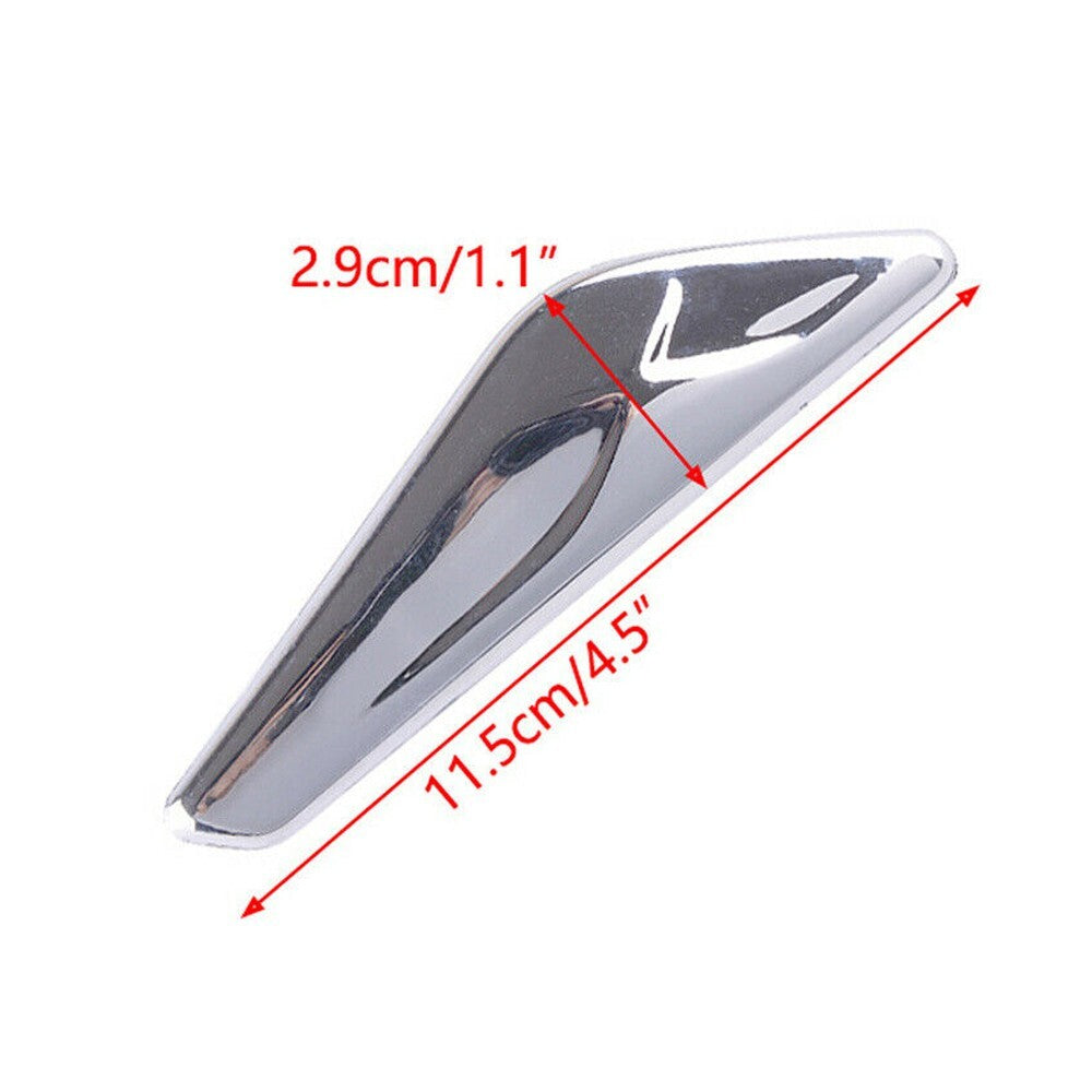 Left Driver Side Fender Chrome Emblem Moulding For BMW X3 F25 X4 F26 2015-2017