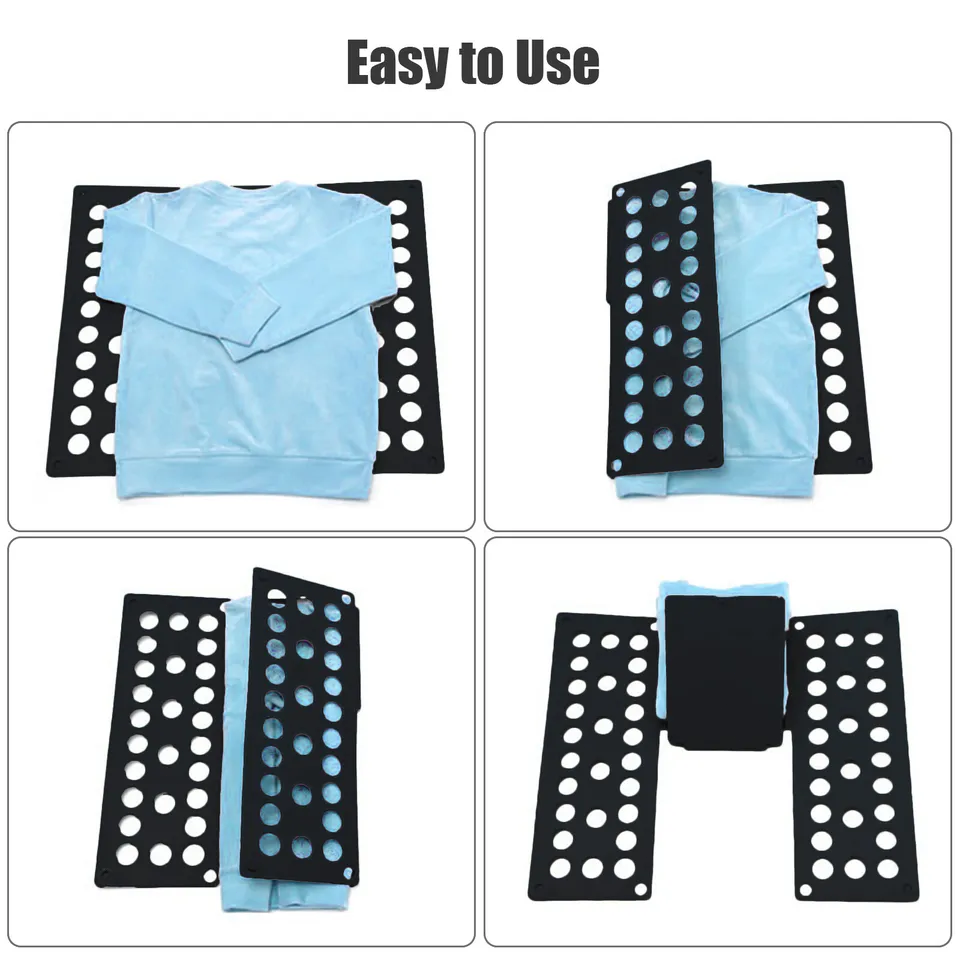 Children T-Shirt Clothes Fast Folder Folding Board Laundry Fold Flip Organizer