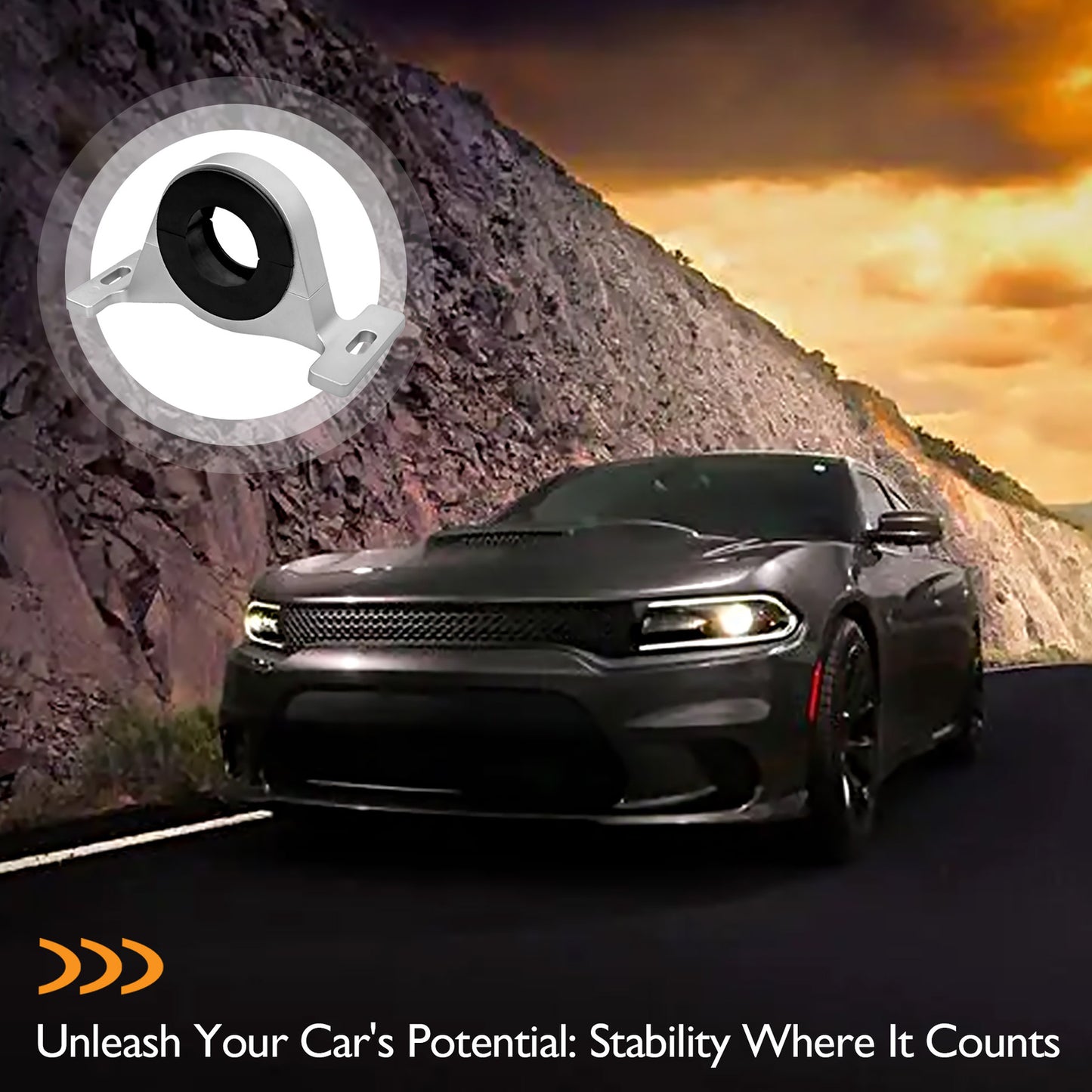 Silver Drive Shaft Center Support Bearing Solution For Dodge Charger Challenger