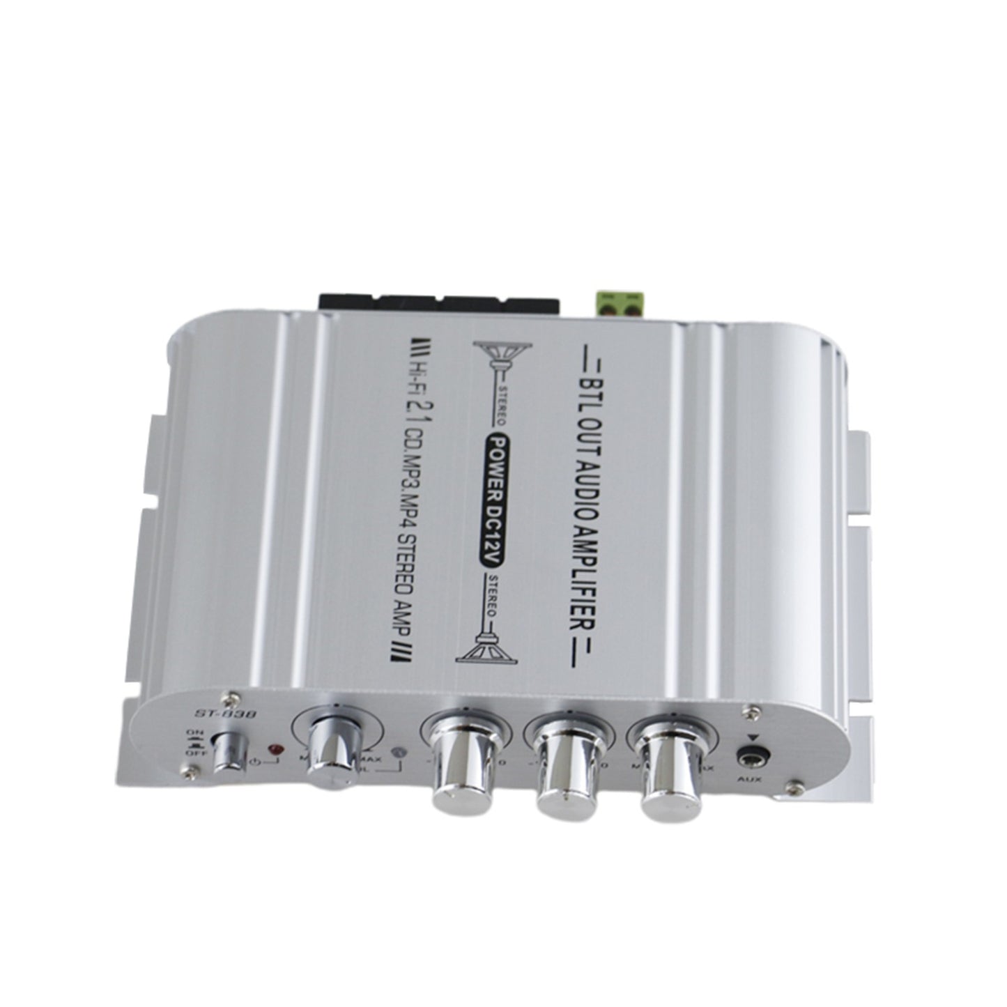 2.1 Channels 400W Hi-Fi Auto Stereo 12V Car Audio Amplifier MP3 Radio Booster