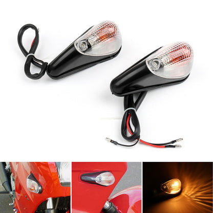Clear Front Turn Signals For Kawasaki Ninja EX 250 88-07 EY