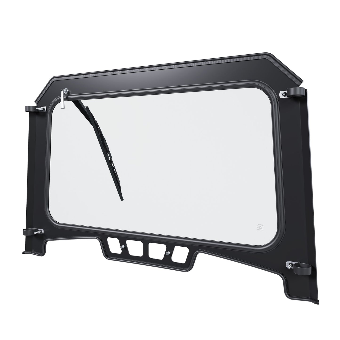 Solid Spare Glass Front Full Windshield For 2019-2023 Polaris RZR XP/ XP4 1000 Black