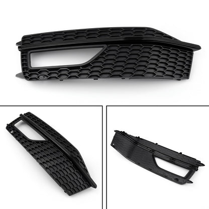 1x Left Bumper Fog Light Lamp Cover Grille Grill For Audi A4 S-line S4 13-15 USA