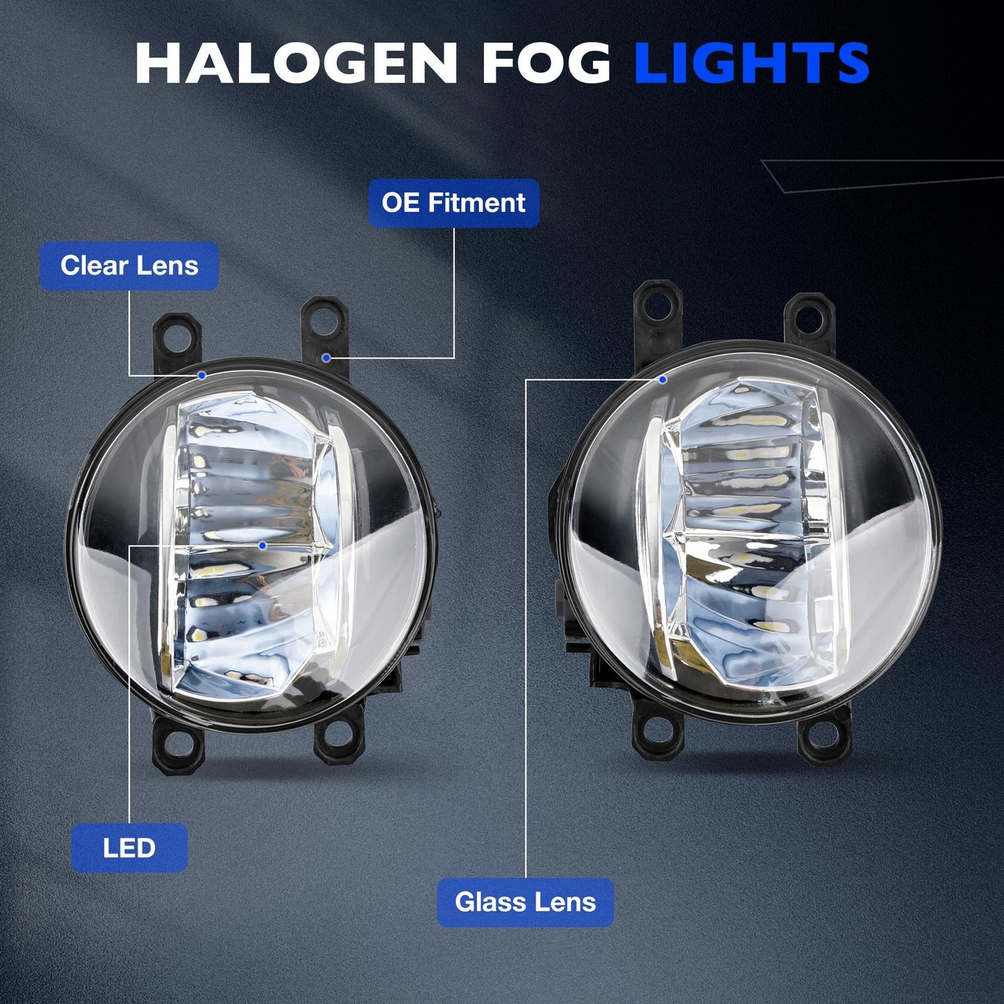 Fit 2014 2015 2016 Toyota Corolla S Bumper Fog Lights W/ Switch+Wiring Lamp Pair