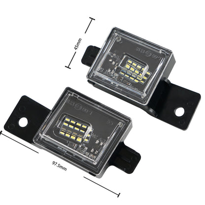AUXITO White LED License Plate Tag Light For 2014-18 Chevy Silverado GMC Sierra