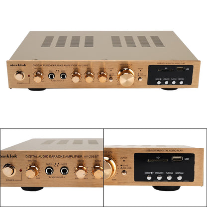 2000W 5CH Amplifiers Amplificador HiFi Stereo AV Surround Amplifier FM Theater
