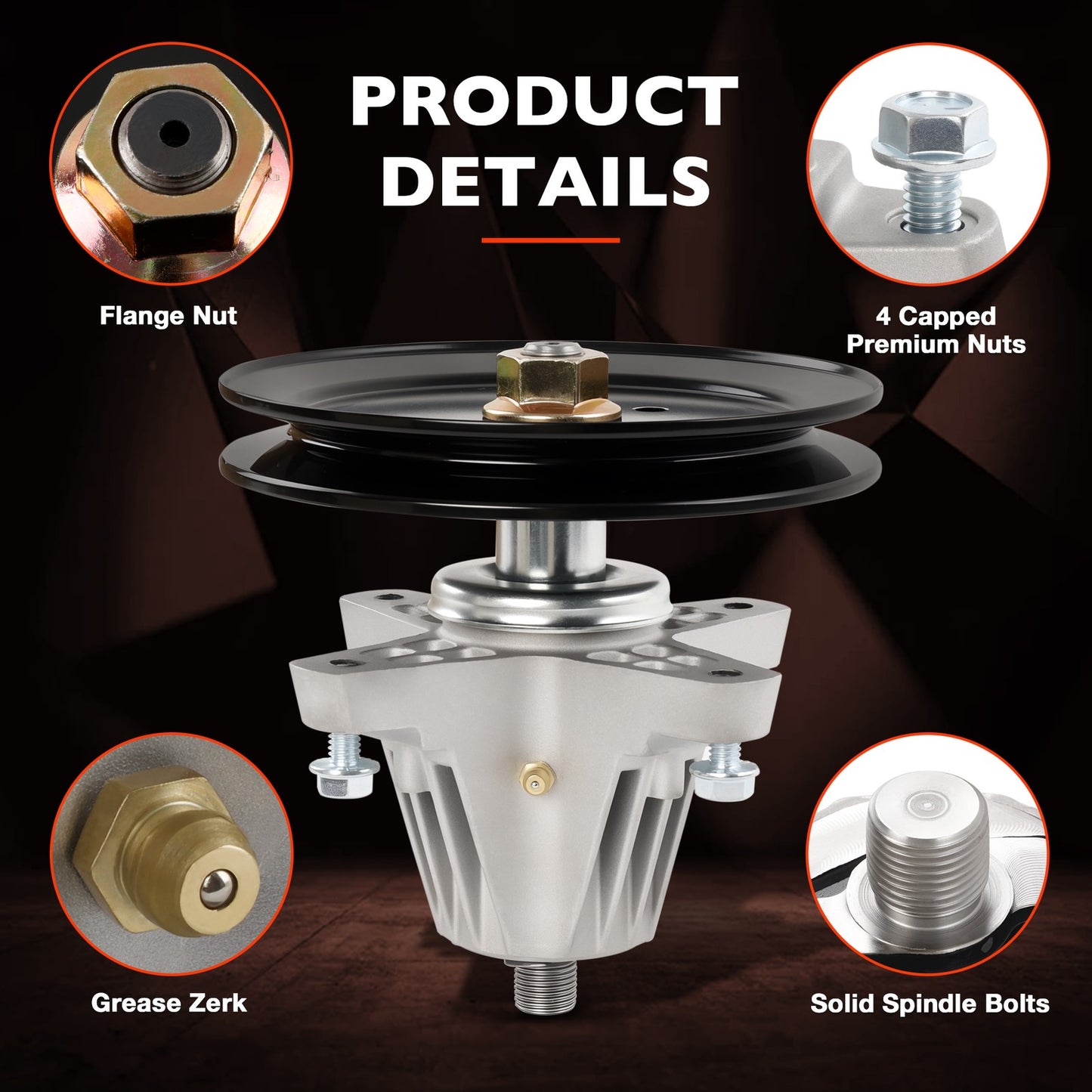 618P09258 Mower Deck Spindle For Cub Cadet XT2 XT1  MTD Craftsman Troy-Bilt 46in
